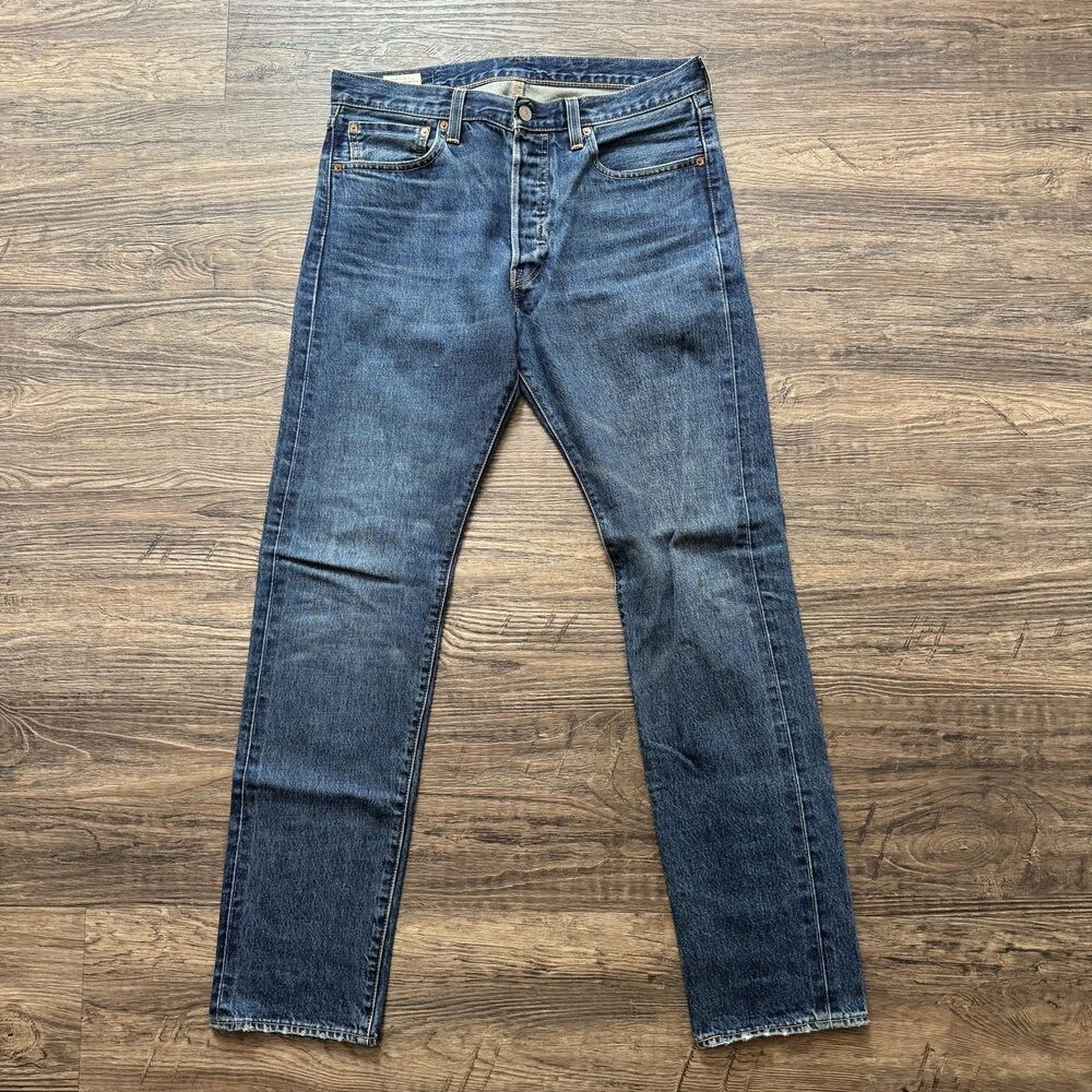 Levi’s Premium 501 ST Slim Taper selvedge jeans Men’s size 33x34